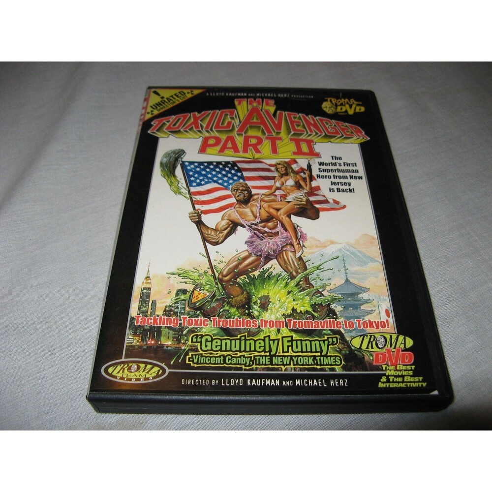 The Toxic Avenger Part II (DVD) Cult Horror Classic Troma Unrated Directors Cut